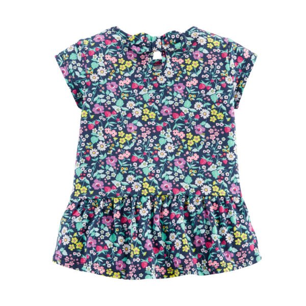 Remera carters peplum Floral