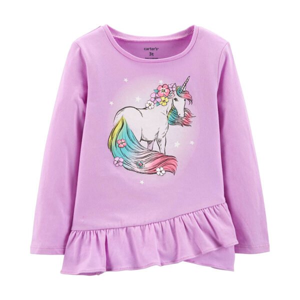 Remera Carters Unicorn floral