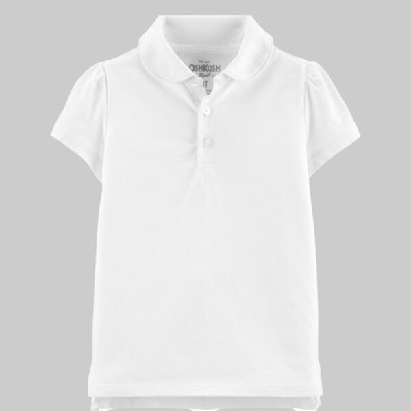 Remera Polo nena color blanco 27731416